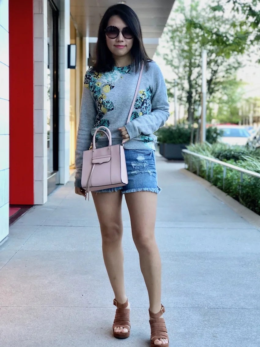 J crew floral sales sweatshirt